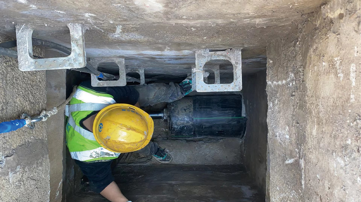 梅列HDPE短管内衬法